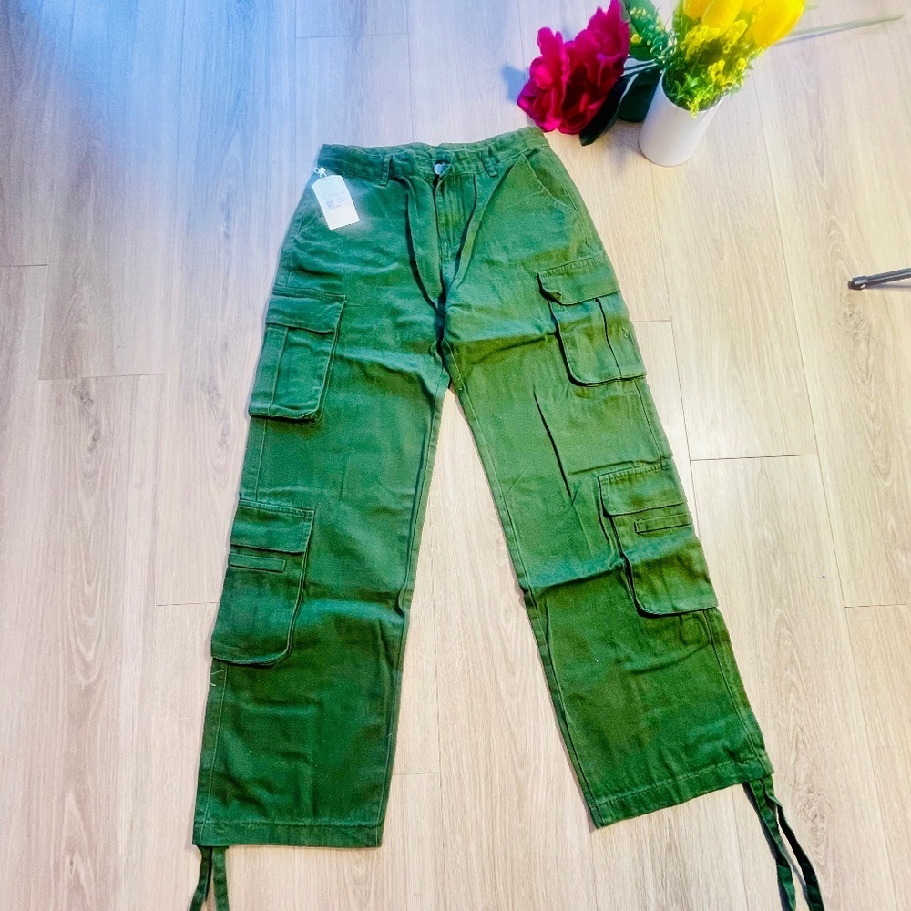 VINTAGE WIDE LEG CARGO PANT  - XL